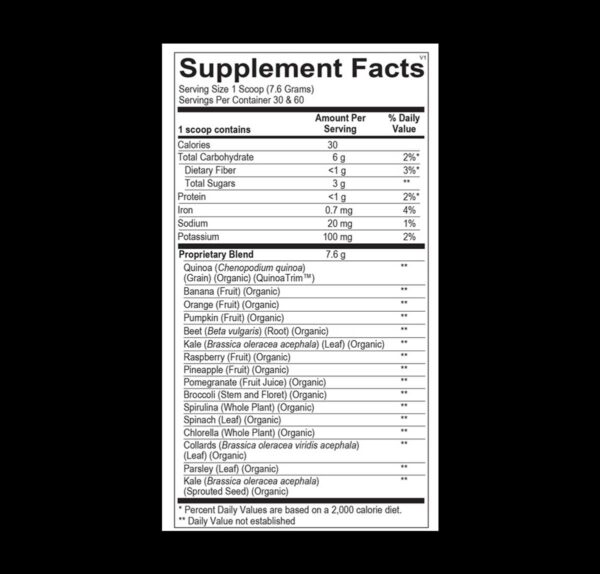 Multi-nutritional Reds And Greens